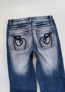 Y2K low rise bootcut jeans