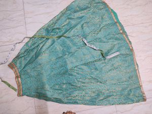 Stunning Teal Brocade Skirt