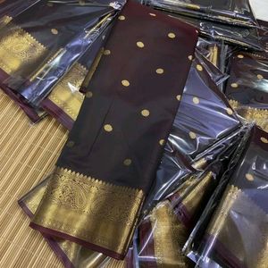 New Without Tag Elegant Banarasi Katan Silk Saree