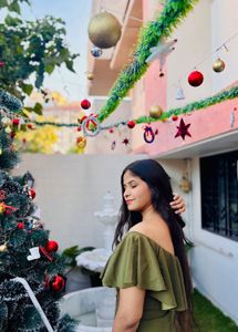 Stylish Olive Green Ruffled Jumpsuit