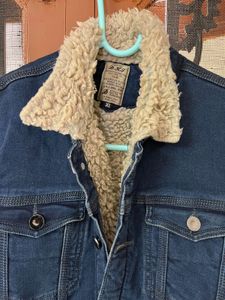 women’s Sherpa Lined Denim Jacket
