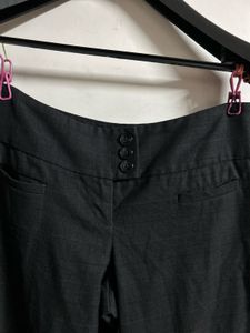 Classic Grey Bootcut Trousers