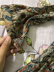 Boho Floral Print Kurta