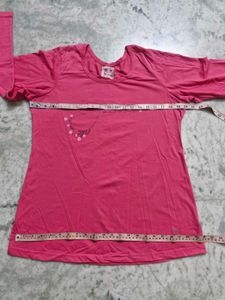 Pink Long Sleeve Top