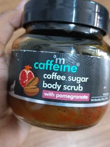 m caffeine pomegranate body scrub
