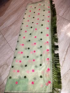 Light Green Saree