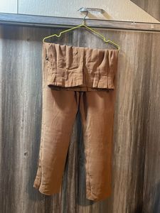 Women's Brown highwaist Formal Pants
