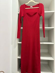 Mango Ribbed Dress
