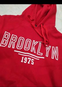 Red Brooklyn Hoodie