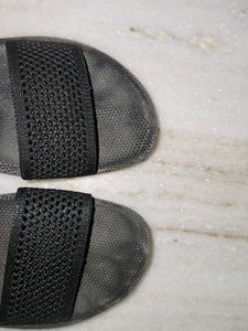 Black Wedge Sandals for Women