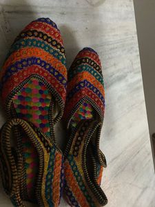 Handmade Embroidered Ethnic Flats