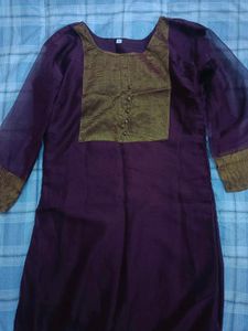 Elegant Purple Kurta Set