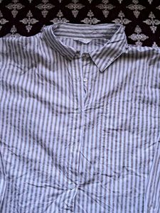 Classic Striped Button-Up Shirt