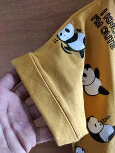 Jennyfer Women's Yellow Panda Top