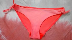 Coral Pink Bikini Bottom