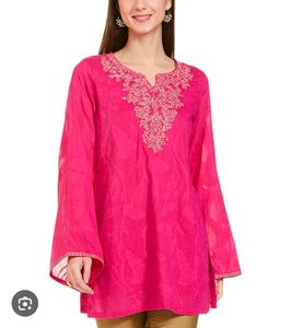 Very Cute& Beautiful Neck Embroidery Kurti