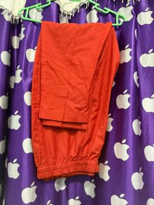 Red Grey Embroidered Suit Set