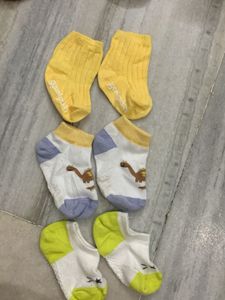 Cute Baby Socks - 3 Pairs