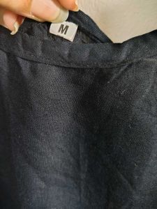 Stylish Black Sheer Sleeve Top