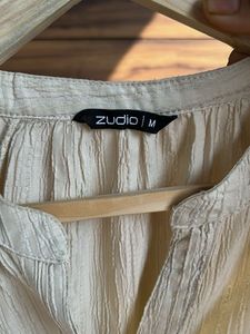 Elegant Cream Textured shirt