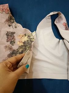 Floral Print Sports Bra