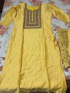 Elegant Yellow Kurta Set