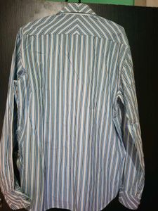 Men's Striped Dress Shirt