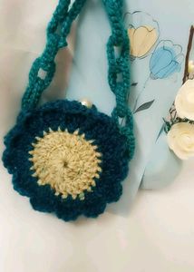 Crochet Daisy Flower Bag