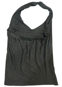 Black Printed Halter Top