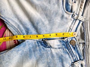 Light Blue Acid Wash Jeans