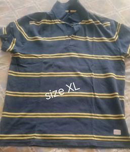 Men's Striped Polo Shirt