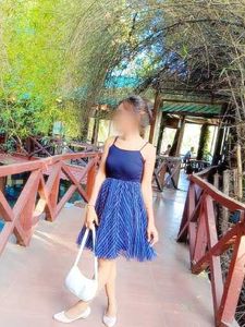 Blue Striped Summer Dress