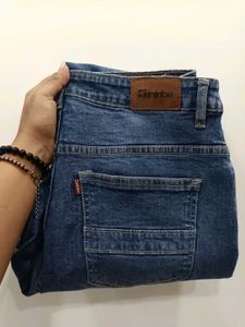 Classic Blue Denim Jeans | Straight Fit Jean