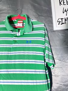 Under Armour Striped Polo Shirt