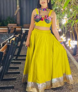 Vibrant Yellow Lehenga Choli Set