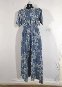 Pastel Floral Printed Dress (Women's)