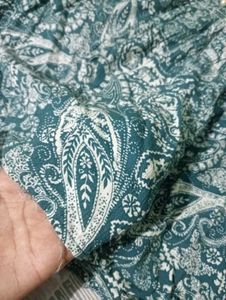 Boho Paisley Print Smocked Top