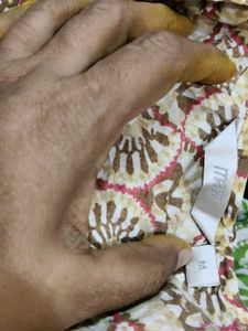 Patterned Brown Top