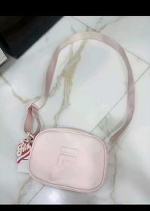 Pink Fila Crossbody Bag
