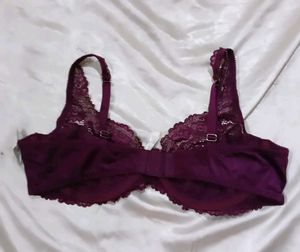 Purple Lace Bra