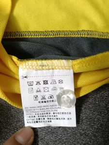 Puma Yellow &amp; Grey Polo T-Shirt