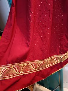 Maroon Colour Kurta Plazo Dupatta Set