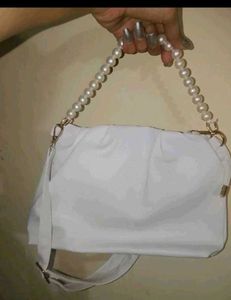 Clutch with Pearl Handle