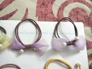 55.Cute Bow Hair Ties combo of 14
