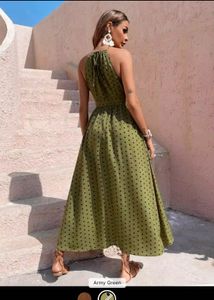 Polka Dot Maxi Dress