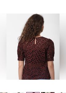ONLY Casual Regular SleevesEmbroidered WomenPurple