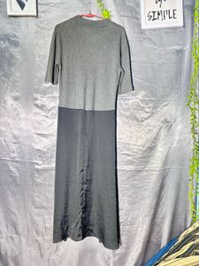 ZARA Stylish Two-Tone Maxi Dress