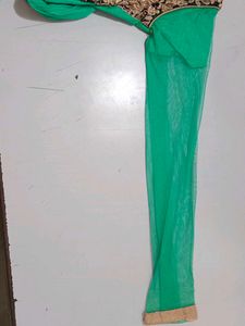 Embroidered Green Dress