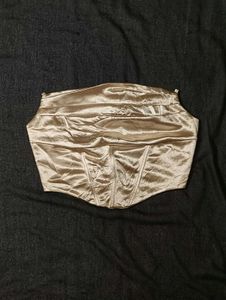 Stylish Satin Corset Top