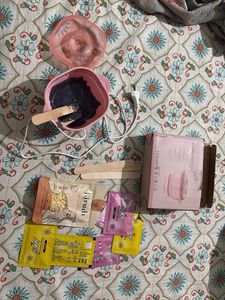 Waxing Kit with Heater &amp; Supplies